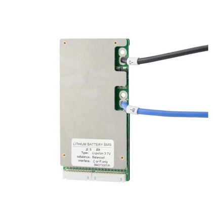 Hệ thống 50A Lithium BMS 17s 60V với Bảng bảo vệ PCM PCB kiểm soát nhiệt độ
