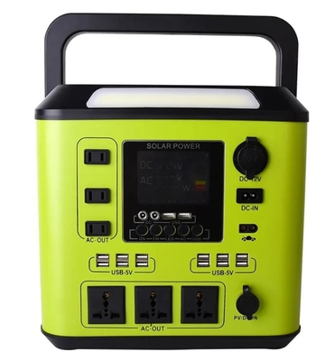Trạm phát điện di động 1500W xanh 500WH 800WH 2000WH Máy phát lưu trữ năng lượng mặt trời