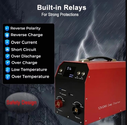 Bộ sạc pin ô tô di động 12V 24V Car Jump Starter Heavy Duty Design