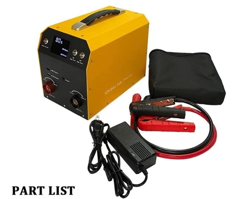 12V 24V Car Jump Starter Power Bank Bộ sạc pin ô tô Lithium Công cụ khẩn cấp di động