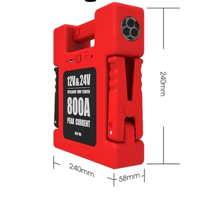 Mini Car Battery Booster Power Pack 12v 24v Car Jump Starter Battery Charger