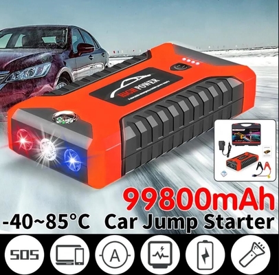 Mini Slim 20000mah Portable Car Jump Starter Khởi động khẩn cấp với đèn LED