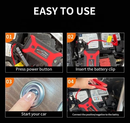 Mini Slim 20000mah Portable Car Jump Starter Khởi động khẩn cấp với đèn LED