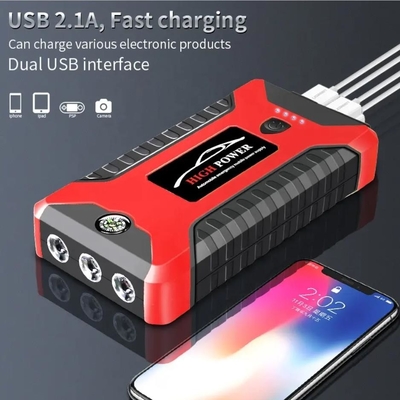 Mini Slim 20000mah Portable Car Jump Starter Khởi động khẩn cấp với đèn LED