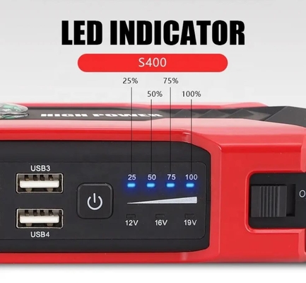 Bộ sạc pin ô tô di động của FCC Bộ nguồn di động 12V và Bộ khởi động khẩn cấp