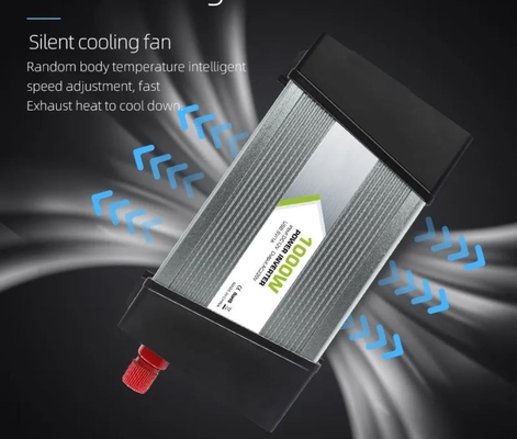 Bộ biến tần công suất sóng hình sin được điều chỉnh từ DC sang AC 12v đến 220v 1000W DC AC Power Inverter