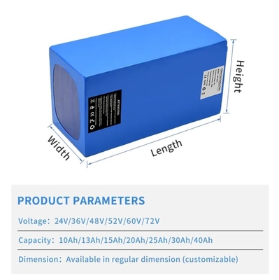 Bộ pin Lithium Ion 24v có thể sạc lại 48v 36v dành cho xe tay ga chạy bằng điện