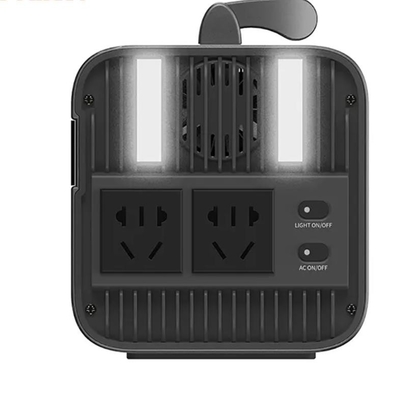 Đầu vào 110V / 220V Đầu ra 600wh Trạm phát điện di động với năng lượng mặt trời và ánh sáng 4w