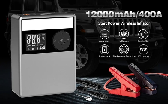 Di Động 12V Ô Tô Dây Nhảy Power Bank Nhảy Bắt Đầu Cáp Pin Xe Ô Tô Jump Starter Ô Tô Di Động Pin Sạc