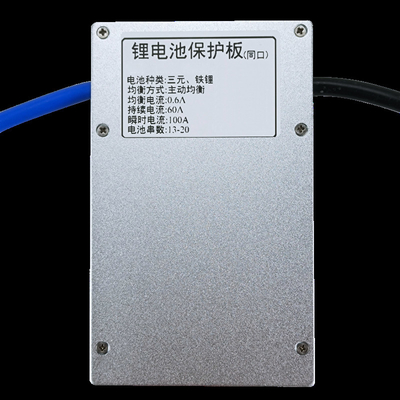 Cân bằng chủ động Hệ thống BMS thông minh 12S-20S 60A cho bộ pin Li Ion Lifepo4 LTO
