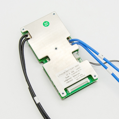 Li Ion Smart BMS UART, BMS 13S 48V 40A Kích thước 140mm × 62mm × 16mm