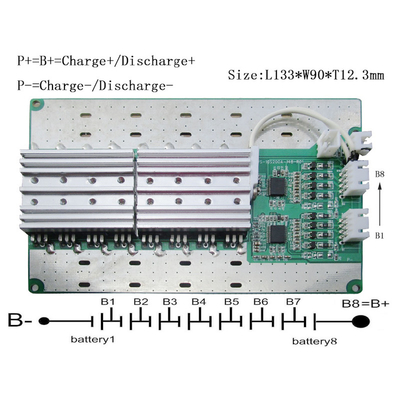 800A 200A Lithium BMS Hệ thống 4S 8S 10S cho bộ pin khởi động xe nhỏ