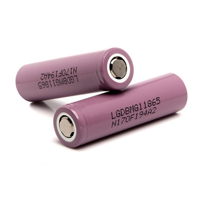 Pin LGDBMG11865 2900mAh, Li Ion có thể sạc lại 18650 Trọng lượng 50g