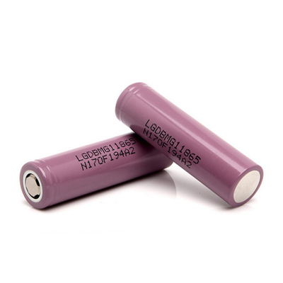 Pin LGDBMG11865 2900mAh, Li Ion có thể sạc lại 18650 Trọng lượng 50g