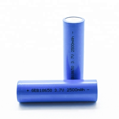 Pin 3C 2500mah 18650 3.7v, pin lithium ion hình trụ Giấy chứng nhận CE