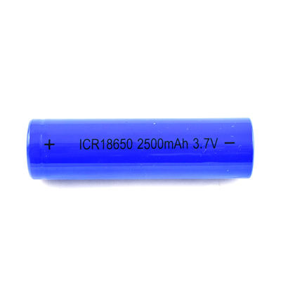 Pin 18650 có thể sạc lại 3,7 V 2500mah cho ngân hàng điện đèn pin