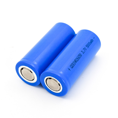 Đầu phẳng 26650 Pin có thể sạc lại 5000 mah cho đèn pin Quạt nhỏ