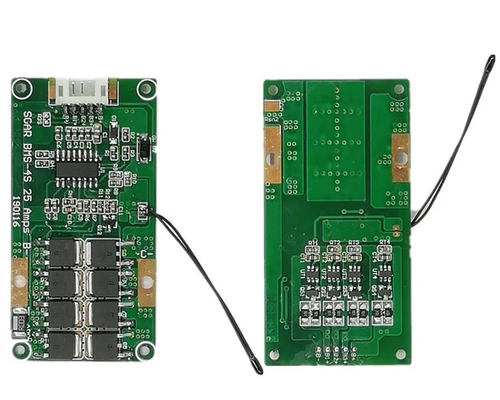 Cổng chung 4S 10A BMS 14.8V với điều khiển nhiệt độ kích thước 66 × 34mm