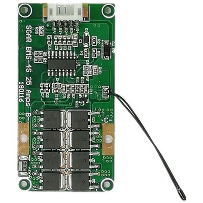 Cổng chung 4S 10A BMS 14.8V với điều khiển nhiệt độ kích thước 66 × 34mm