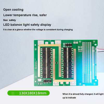 Bảng bảo vệ NCM Lifepo4 32S 60A 150A Vật liệu nhựa Chứng chỉ CE