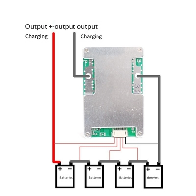 Bảng mạch BMS Pin 4S 12V 120A Lifepo4, Hệ thống quản lý pin axit chì CE
