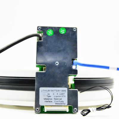Li Ion Smart BMS UART, BMS 13S 48V 40A Kích thước 140mm × 62mm × 16mm